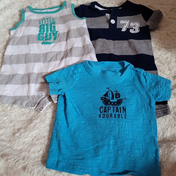 Lot Boys 3 & 3-6 M Pants Tshirt OnePieces - Picture 2 of 10